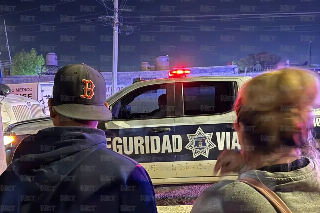 Huye conductor tras atropellar y matar a hombre en Juárez